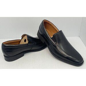 NewClarks Men's Black Leather Tilden Free Loafers - Size 10 W